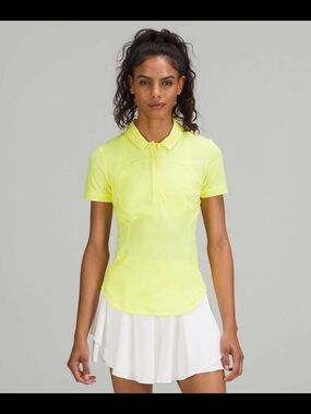 Lululemon Quick-Drying Short Sleeve Polo Shirt
Electric Lemon Size 4